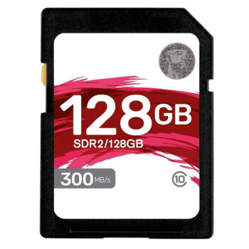 SDXSUNG存储卡128G高速300MUHS-II4k8K相机内存sd卡配带3.2高速读卡器v90