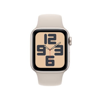Apple/苹果 Watch SE 2023款智能手表GPS+蜂窝款40毫米星光色铝金属表壳星光色运动型表带M/L MRG23CH/A
