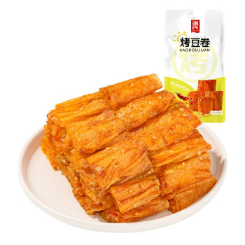 源氏 辣条休闲食品老式大辣片 烤豆卷65g*4袋
