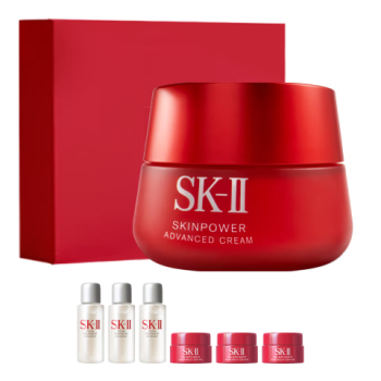 SK-II新一代大红瓶面霜50g修护精华霜sk2护肤品套装化妆品礼盒生日礼物