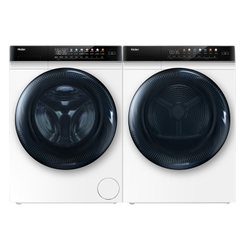 海尔（Haier）MATE7W洗烘套装 10KG滚筒洗衣机全自动+空净热泵烘干机家用组合 MATE7WU1+MATE7W 以旧换新