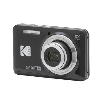 柯达（Kodak）FZ55 便携数码相机 1635万 2.7“屏 5光变 28mm广角 1080P高清 黑色