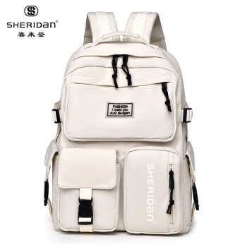 SHERIDan大容量出差通勤背包多功能旅行行李包户外登山包SHB240502米白色
