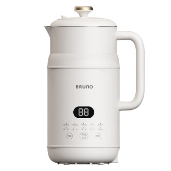 BRUNO大奶壶豆浆机 316不锈钢升级版 1-5人家用 1L  BZK-DJ04 珍珠白
