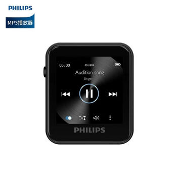 飞利浦（PHILIPS）sa6116蓝牙mp3手表播放器英语听力专用随身听学生版便携式