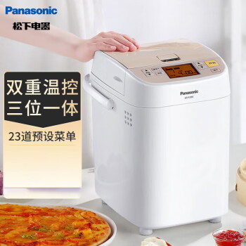 松下（Panasonic）面包机 烤面包机 和面机 全自动 可预约 揉面机 果料自动投放500g SD-P1000