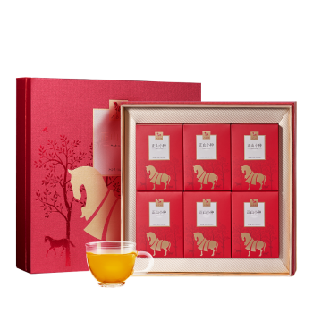 八马 金索红系列 正山小种红茶 武夷山红茶茶叶送礼礼盒装192克（包装更新 随机发货）