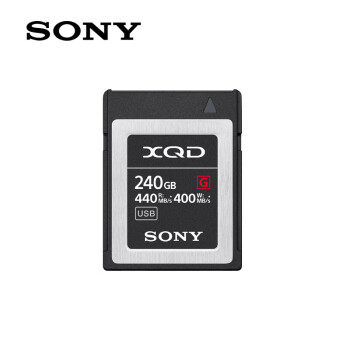 索尼（SONY）240GB XQD存储卡 G系列 QD-G240F内存卡 4K视频录制 读速440MB/s写速400MB/s