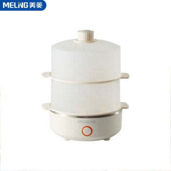 美菱（MeLng）煮蛋器 单双层自由组合 360度循环速蒸 MUE-LC3505 白色
