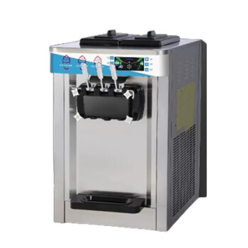 苏勒   冰淇淋机商用全自动冰激凌机器蛋筒雪糕机立式脆皮甜筒机   [台式]膨化款42L/H