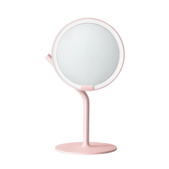 觅光 AMIRO 高清日光镜AML117B MINI2S台式LED带灯发光梳妆镜 粉色