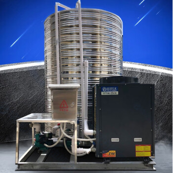 格瑞沃大容量空气能热水器一体机热泵冷暖两用分体式泳池项目 10匹10吨适用200-220人 常规机(-5摄氏度)