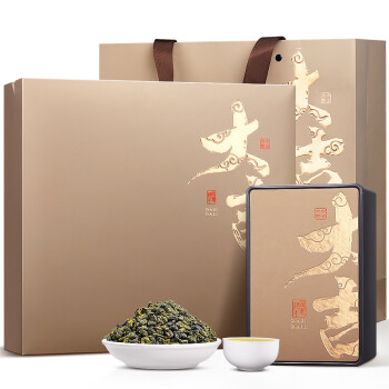 中谷御品茶叶 乌龙茶冻顶乌龙茶 特级浓香型台式高山茶叶礼盒480g（96泡）
