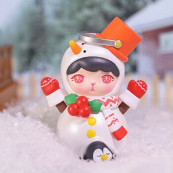 pop·mart圣诞系列盲盒泡泡·玛特玛丽亚圣诞老人驯鹿手办【确认款】
