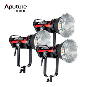爱图仕（Aputure）LS C300d II*3 影视补光灯三灯套装 摄影摄像灯 LED网红人像录制直播外拍灯 （含支架）
