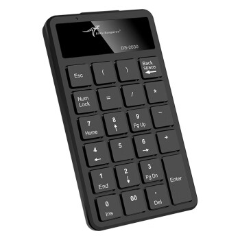 小袋鼠 DS-2030 无线小键盘数字键 会计输入有线23键 笔记本电脑外接数字小键盘
