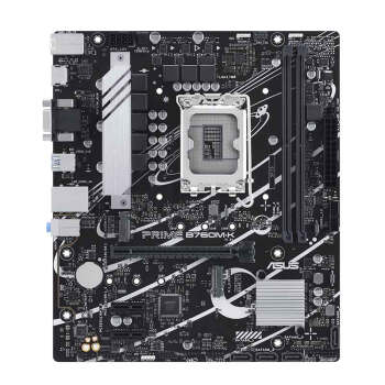 ASUS华硕PRIME B760M-K D5 主板 支持DDR5 CPU 13600KF/13400F（Intel B760/LGA 1700）商用