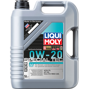 力魔（LIQUI MOLY）德国原装进口 特技 V 0W-20 沃尔沃专用 C5 5L 汽车用品