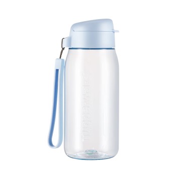 特百惠（Tupperware）乐趣塑料杯 男女学生夏季运动水杯子高颜值户外便携 冰水蓝550ML