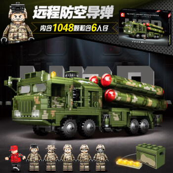 乐··高(le·go)森宝积木儿童拼装积木玩具军事系列红旗9导弹车
