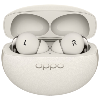 OPPO Enco X3 真无线入耳式主动降噪游戏蓝牙耳机Find X8最佳搭档通用苹果华为小米手机 无线充版米白