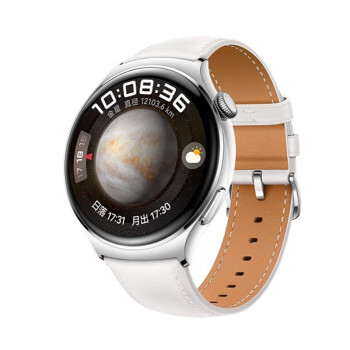 华为HUAWEI WATCH 4 金星白 46mm表盘 eSIM独立通话 一键微体检 高血糖风险评估研究 华为运动智能手表