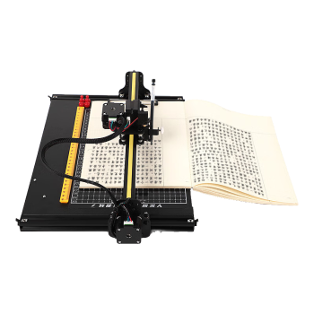 林雷智能自动写字机器人仿手写机器人抄写打字机换页a4纸厚本子笔记教案锋芒款  2024二代舒写弹性笔控
