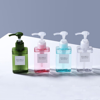 欣沁分装瓶套装旅行便携化妆品洗发水按压收纳瓶150ml3个装颜色随机