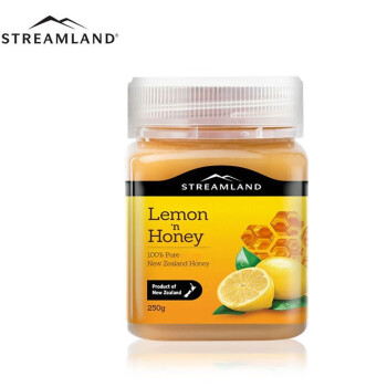 柠檬蜂蜜250g 新西兰进口天然纯蜂蜜柠檬百香果茶 可做蜂蜜柚子茶单瓶装