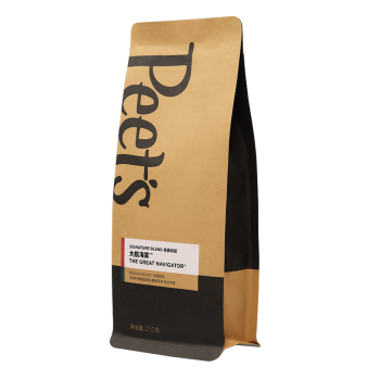 Peet's Coffee皮爷peets 大航海家咖啡豆新鲜烘焙中度烘焙黑咖啡250g【新包装】