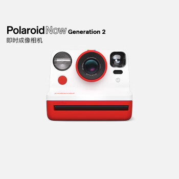 Polaroid 宝丽来 Now Gen2一次即时成像拍立得复古相机生日送女友 红色 官方标配