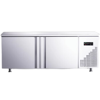 苏勒 冷藏工作台商用操作台冰箱制冷冻卧式冰柜平冷保鲜水吧台设备双温   冷藏冷冻 180x60x80cm  