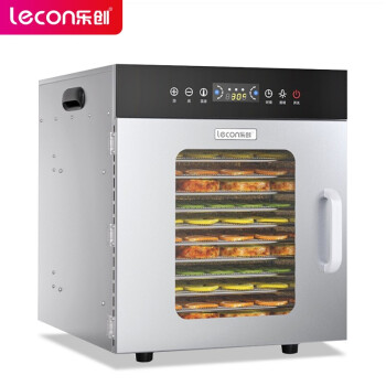 乐创（lecon）商用干果机药材水果食品蔬菜烘干机不锈钢食物脱水风干机12层 QG-C12