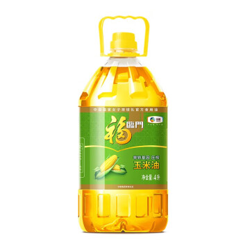 福临门 食用油 非转基因压榨玉米油4L 中粮出品
