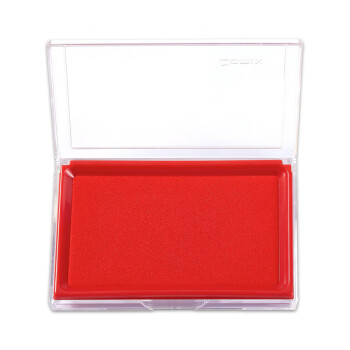 旭桂 B3720 快干印台红色印泥 长方形海绵 速干印章盒 （单位：个）