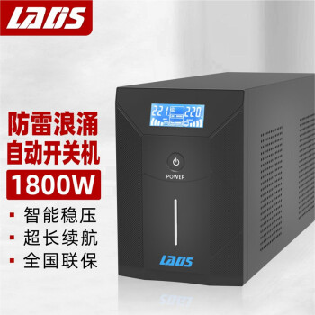雷迪司（LADIS）D3000 1800W 后备式UPS不间断电源3000VA单机2小时12电脑自动关机