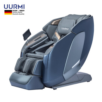 UURMI德国品牌 2024年新品A9 智能豪华按摩椅家用全身太空舱多功能零重力智能电动按摩沙发按摩机 蓝色