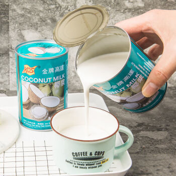 金牌高达椰浆400mL奶茶店专用西米露生椰拿铁甜品烘焙原料椰汁椰乳椰子水