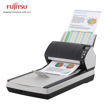 富士通（Fujitsu）Fi-7240 A4高速双面自动进纸双平台扫描仪平板馈纸式扫描仪