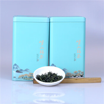 崂卓崂山绿茶 新茶500g罐装高山云雾豆香浓香茶叶 山东青岛特产