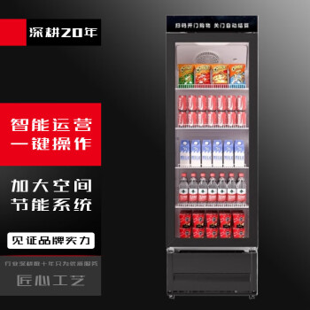 QKEJQ自动售货机无人售卖机扫码饮料机24小时智能开门柜自助贩卖机   316L丨C6-WIFI款