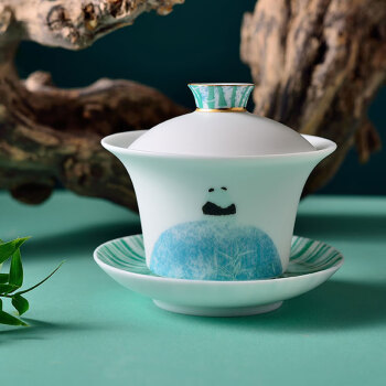 CODA月竹影望茶具盖碗茶杯