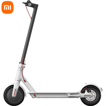 小米（MI）米家电动滑板车1S 男女成人滑板车白色 便携可折叠电动体感车 平衡车 30km续航白色1S