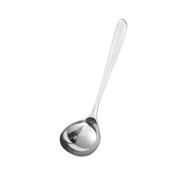 拜格（BAYCO）304不锈钢汤勺饭勺子加深圆头调羹长柄分餐勺汤匙单个小号 BX4567