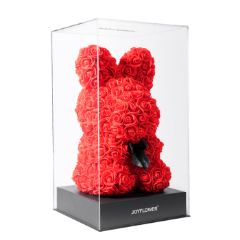 玫瑰盒子（RoseBox）永生花PE告白兔玫瑰花七夕情人节生日礼物纪念送女友老婆实用走心