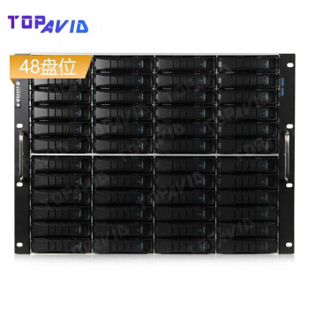 TOPAVID 拓普 SRB8L8548TP-100G  48盘100G光纤磁盘阵列、影视制作万兆网络存储  1056TB企业级存储容量