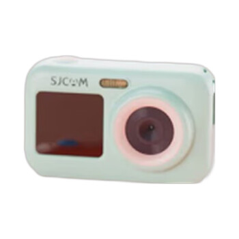 SJCAM 速影儿童益智高清数码相机生日礼物户外日常记录亲子互动 森林绿 官方标配64G内存