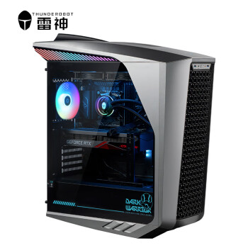 雷神（ThundeRobot）黑武士·Shark水冷游戏台式电脑电竞主机(13代i9-13900K RTX4090 64G 2TSSD+4T 360水冷)