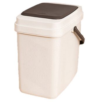 广百纳堡茶水桶茶渣桶茶桶泡茶垃圾桶排水储水废水桶功夫茶具米色10L套餐