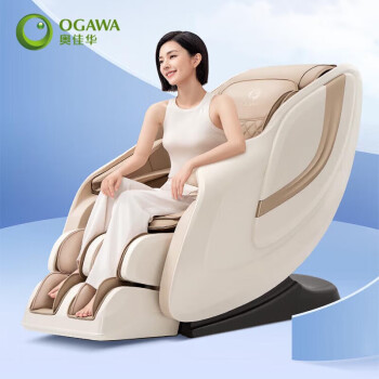 奥佳华（OGAWA）按摩椅家用太空舱3D机芯按摩全自动零重力中医推拿 OG-7508Neo 大地棕/落日暖杏 下单备注颜色
